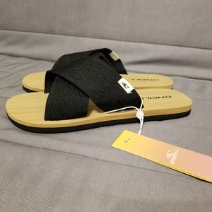 O'Neill Slides Sandals - "Ditsy" - black